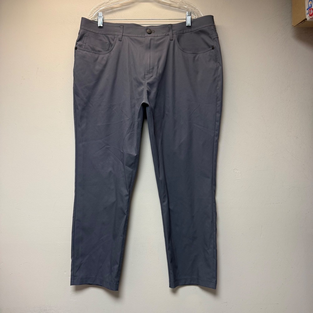 Public Rec All Day Every Day Pants Mens 38x28 Gray Excellent Tapered Chino 12597